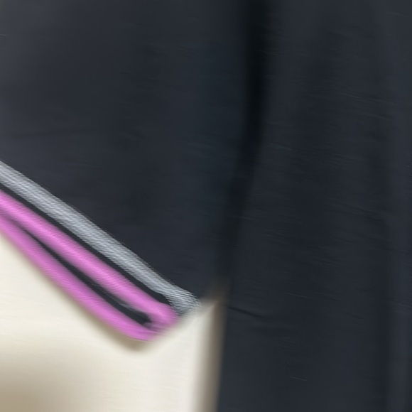 Psycho Bunny 100% pima cotton tee shirt black with pink/white trim size S - Picture 4 of 6